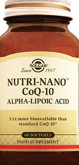 Solgar Nutri-Nano CoQ-10 Alpha-Lipoic-Acid 60 Softjel